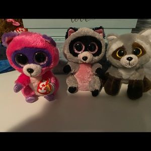 Ty beanie boo raccoons 🦝